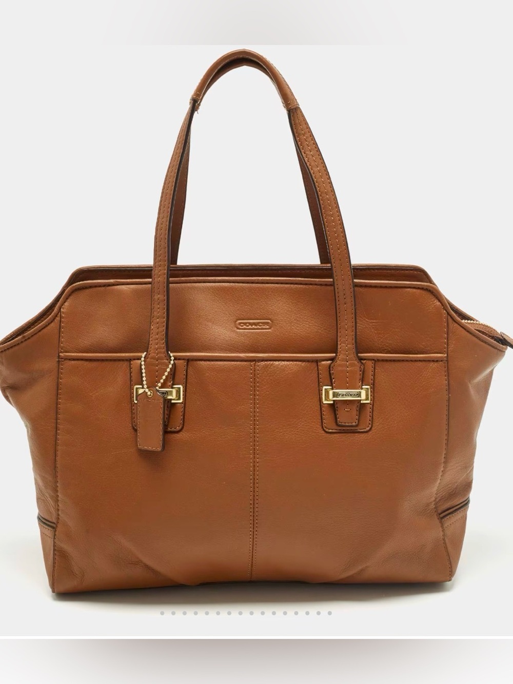 Coach Taylor Alexis Carryall in British Tan - Picture 2 of 13
